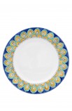 Piatto Pavone blu